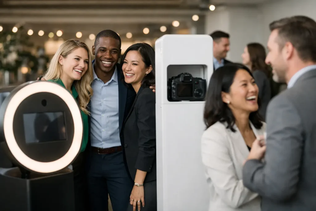 Corporate Event Photo Booths Get Guests Talking
