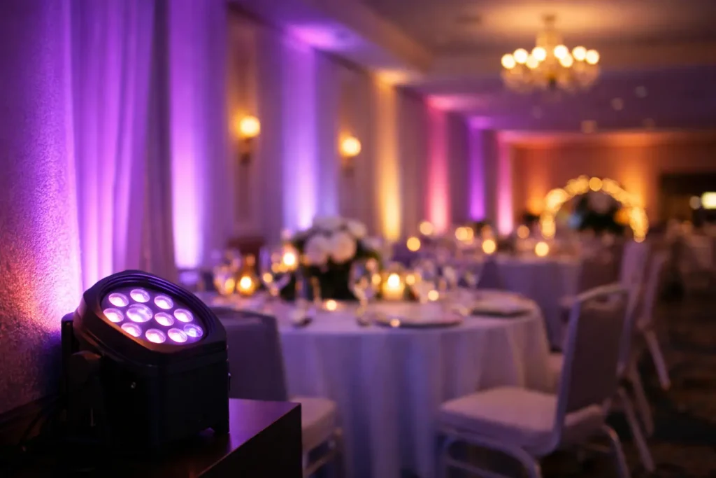 Event Uplighting Rental That Changes the Room