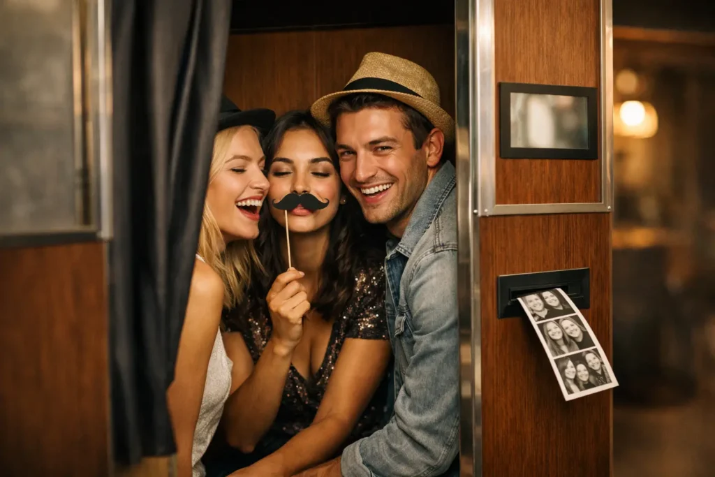 Vintage Photo Booth Style Guests Will Love