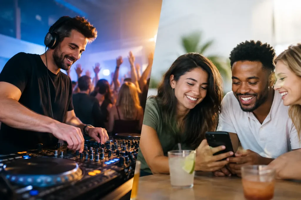 DJ Versus Playlist Reception: What Guests Feel