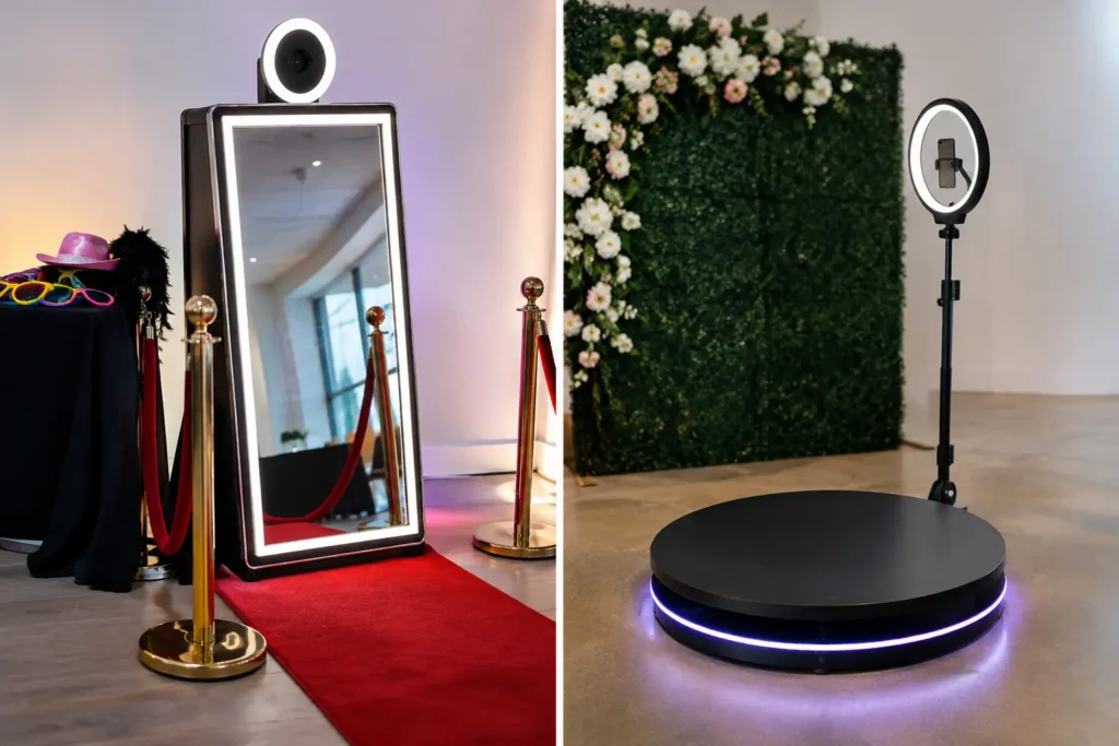 Mirror Booth Versus 360 Booth for Your Party
